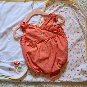 Gymboree Bubble Dress and Matching Swaddle